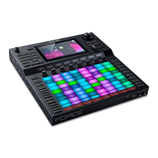 Akai Professional FORCE - Sistema Autónomo de Producción Musical, Secuenciador MIDI y Motores de Sintetizador, Muestreo MPC y Lanzamiento de Clips Estilo Ableton