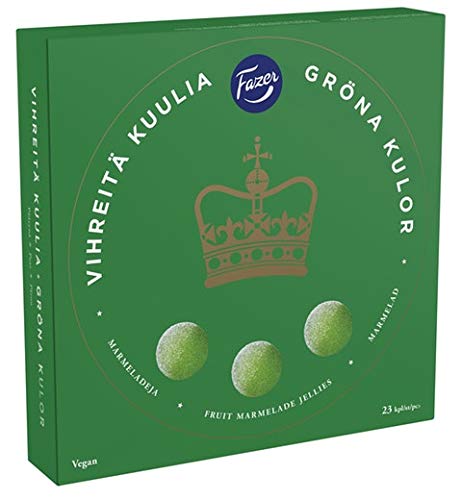 Fazer Green Jellies 7 Boxes of 500g 123.2oz