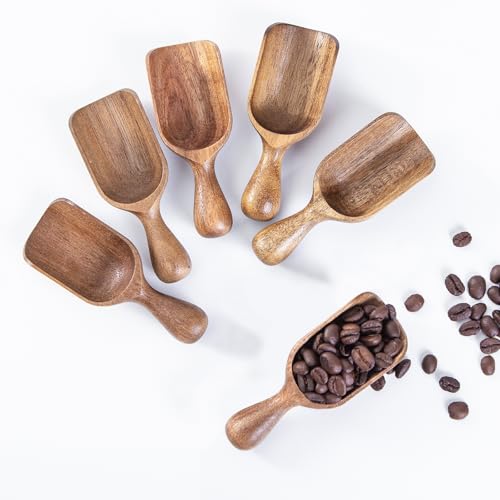 Opiniones y reviews de Cucharillas para sal - 5 favoritos. 43 Cuchara de madera para botes, 6 cucharillas de madera de acacia para tarros, cucharas medidoras para cucharadas de café molido, cucharilla de medición para condimentos, baño,...