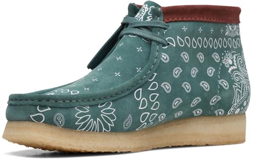 Image of Mens Originals Icon Wallabee Boot Green Paisley 26168803
