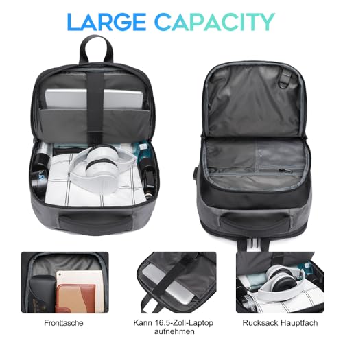 Image of BANGE Travel Laptop Backpack with USB charge port can fit 15.6 Inch laptop for Men and Women