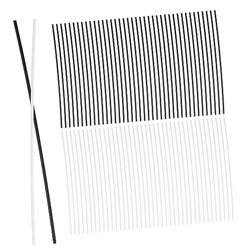 ifundom 50pcs Guitar Fretboard Side Dots Dot Fret Markers Fingerboard Position Markers Mini Size Abs Material