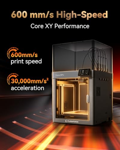 FLASHFORGE Creator 5 Pro Industrial 3D Printer, 65°C Active Heated Chamber, HEPA13 Air Filtration, 4-Extruder Independent System, 600mm/s High-Speed Printing, 256mm³Build Volume - Image 6