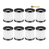 MOOSOO XL-618A 対応 GeeMo G201 コードレス掃除機 洗える HEPA フィルター アクセサリー 交換用アタッチメント スペアパーツ(8pcs)