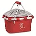 PICNIC TIME 645-00-100-302-0 University of Louisville Embroidered Metro Picnic Basket, Red