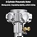 Power Mixer Pneumatic Agitator Clamp-On Drum Agitator Industrial-Grade Pneumatic Shaker Paint Stirring Tool，55 Gallon Pneumatic Paint Mixer, 3/4HP Air Agitator with Stand & Auto Lift, 50–120
