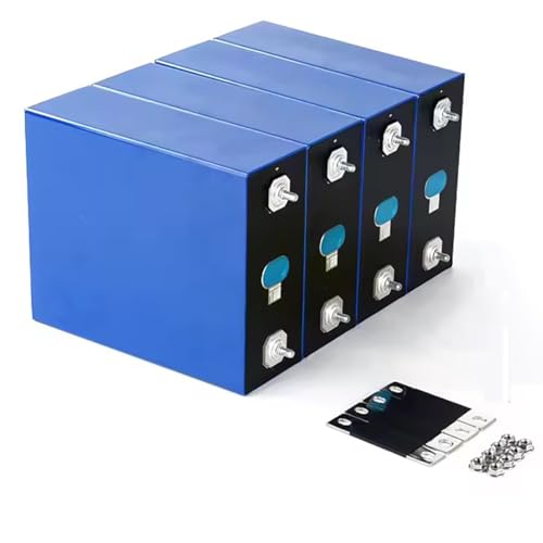 Image of EVE LiFePO4 Cell 3.2V 314Ah MB31 330Ah Grade A Battery Deep Cycle Lithium Iron Phosphate Rechargeable Battery with QR Code,M6 Nuts and Bus Bars