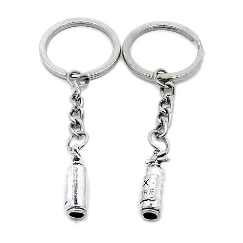 10 Pieces Keychain Keyring Door Car Key Chain Ring Tag Wholesale Supplier Clasps A7KC7S Fire Extinguisher