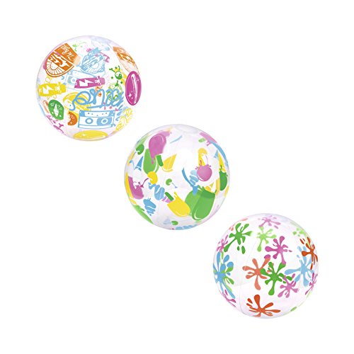 Bestway- Pelota Hinchable Playa Decorada 51cm, Multicolor (31036000)