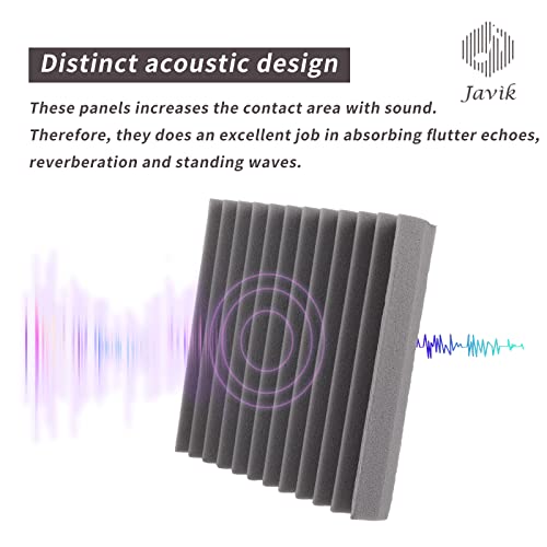 Sound Proofing Panels 12 Pcs Acoustic Panels - Image 3