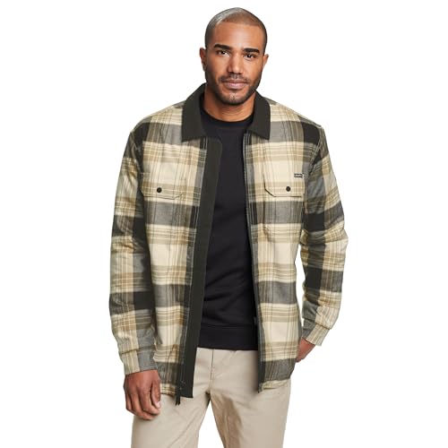 Eddie Bauer Men's Faux Shearling Lined Shirt Jacket