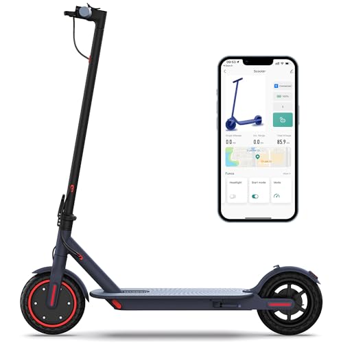 Electric Scooter for Adults, 8.5/10/14' Tires, 19/22Mph, 350W/500W Motor, 21-28 Miles Range, Folding E-Scooter with Dual Suspension,APP(V1/SPRO/MAX/PRO/X1/X1PRO)