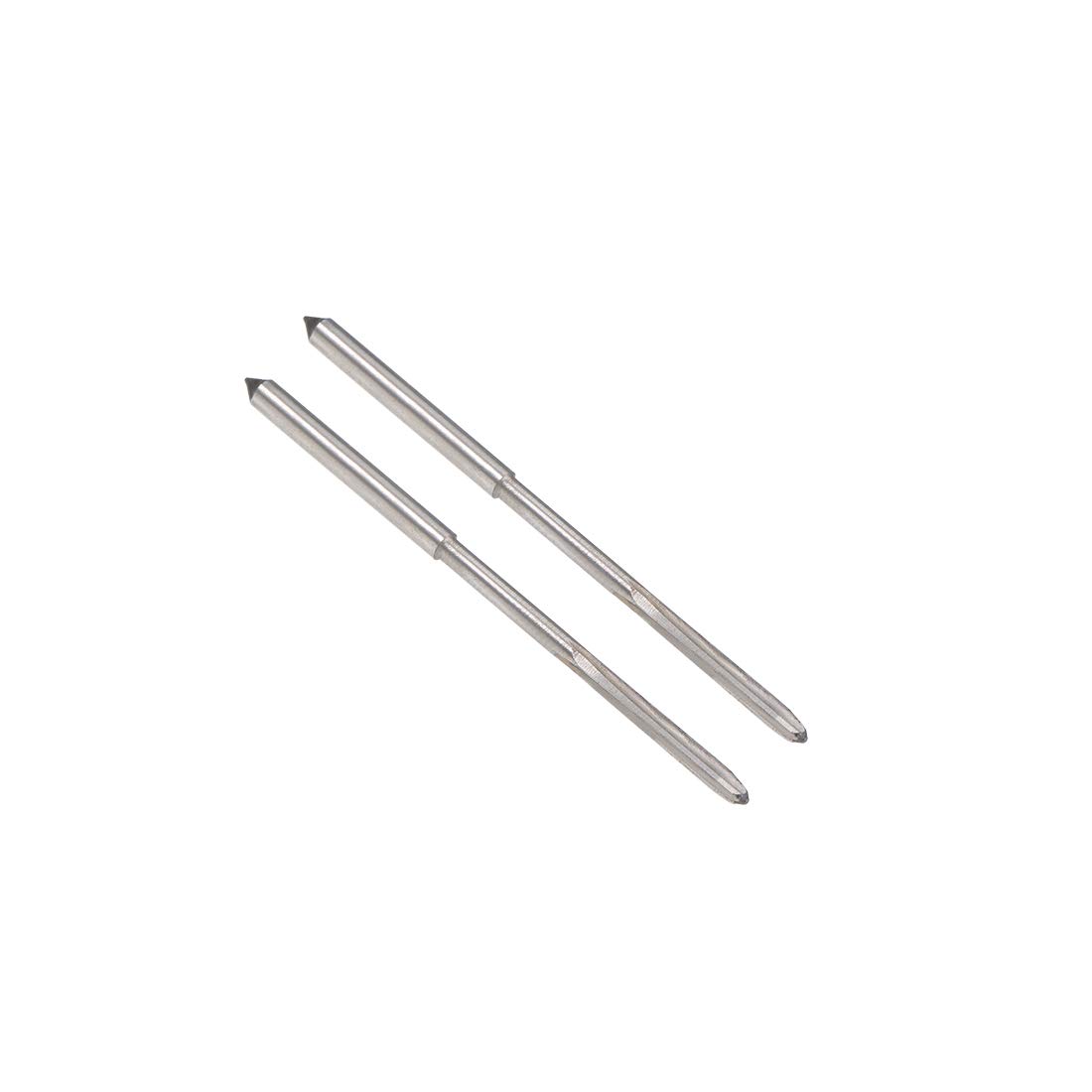 Sourcing Map Alésoir HSS Cobalt M35 5,6 Mm – 6 Droites, Précision D4, Pour Acier Inox, Alliage & Cuivre (Lot De 2)