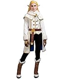 miccostumes Women's Princess ZLD Winter Outfit Cosplay Costume Set (L, Multicolored)