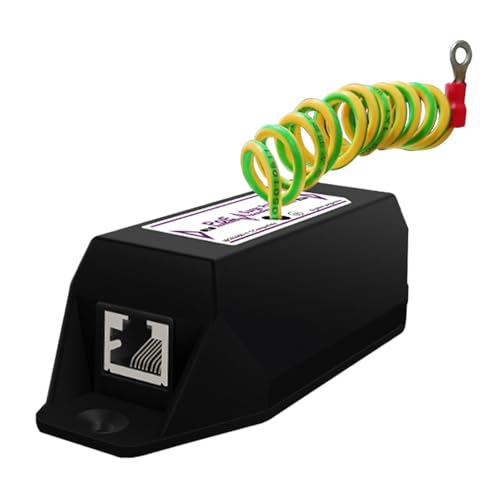 Parasurtenseur PoE, parafoudre Ethernet, parasurtenseur réseau PoE RJ45 8 Broches, Protection Contre Les Courts-Circuits, Protection Contre Les surintensités, parasurtenseur Ethernet Gigabit