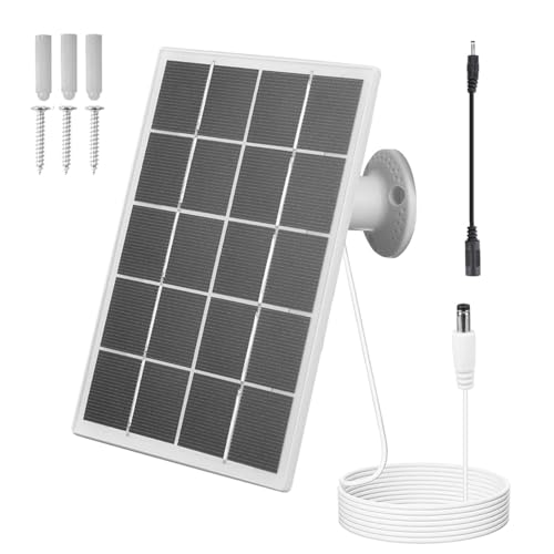 Panel solar para timbre y cámara exterior con cargador USB impermeable IP65 2
