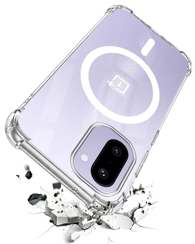 Image of Jkobi Shockproof Crystal-Clear Back Cover for OnePlus 15R (Magsafe Wireless Support | Drop & Camera Protection | Hard Polycarbonate)