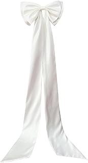 Luxurious Large Satins Bows Sash Women Removable Large Elegant Bows For Wedding Dresses And Occasion