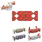 現金ギフト用クリスマス貯金箱 4個パック 面白いサプライズボックス マネーギフトボックス クリアバッグ40個付き 爆発するMオニーロールプルポーチ M-oneyギフトのクリエイティブな方法 DIY Xmas M oneyホルダー