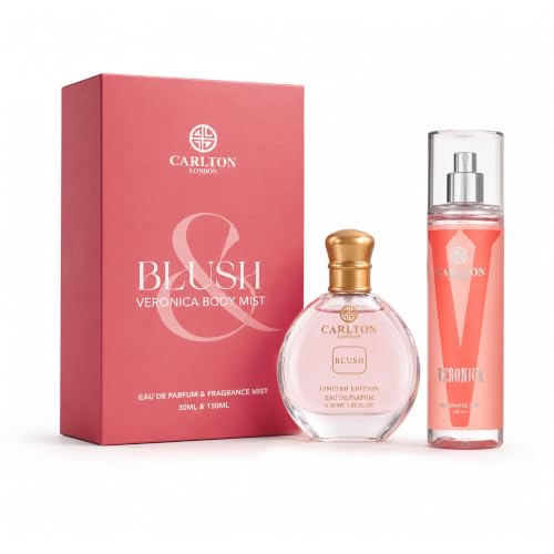 Image of Carlton London Veronica Mist 150ML + Blush 30ML Eau De Parfum Gift Set for Women | Long-Lasting Floral Fragrance | Premium Perfume Combo for Gifting