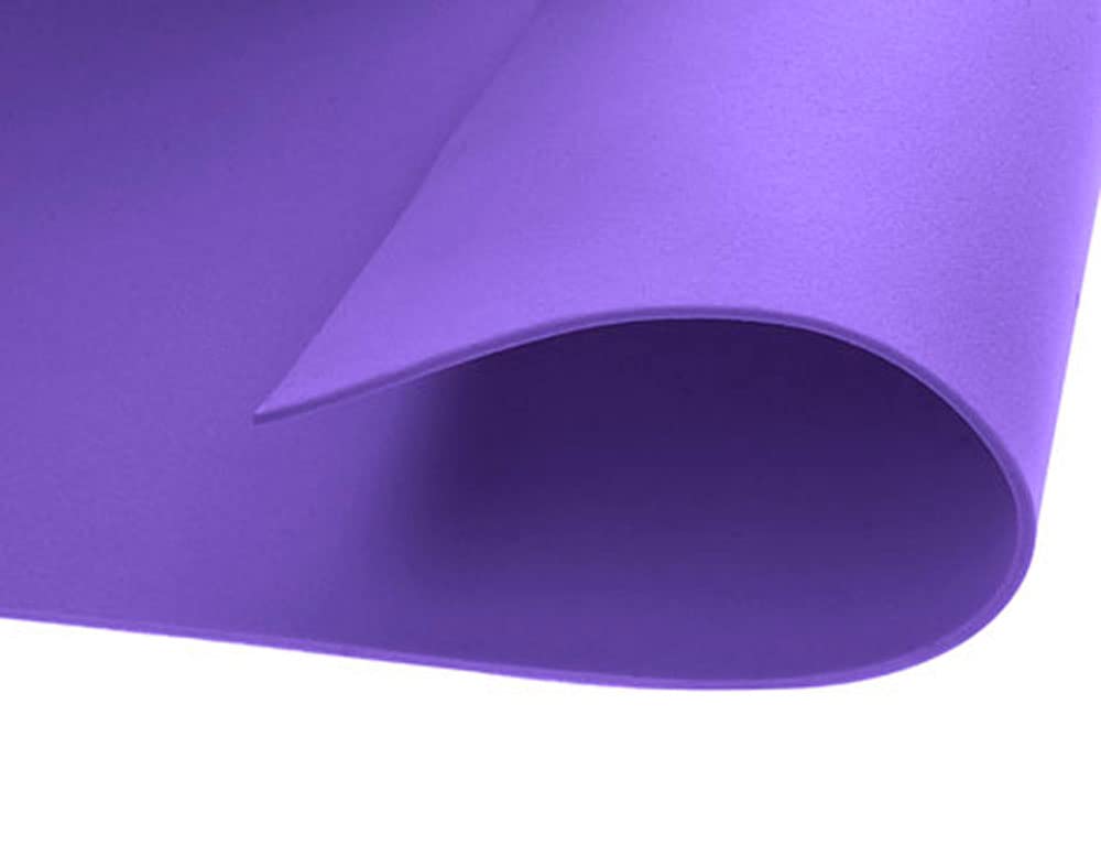 INNSPIRO EVA Rubber Lilac Strong Adhesive Sheets 20 x 30 cm x 2 mm 20 U. Material Widely Used for Crafts and Decoration