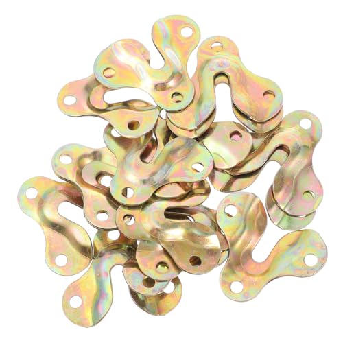 Image of Tofficu 50pcs Iron Keyhole Hangers for Wall Clocks Photo Frames and Home Decor Picture Hanging Hardware Resistance for Easy Installation and DIY Projects