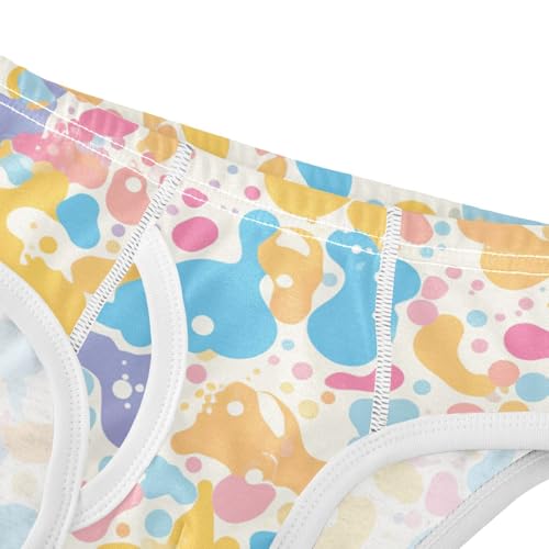 Hand Drawing Camouflage Wavy Little Boys Soft Kids Underwear Cute Undies4