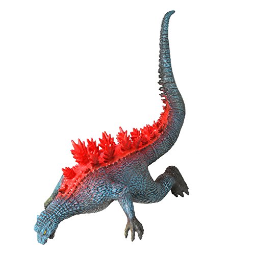 Rainbow yuango Godzilla 14" 13" 7" Standing Gojirasaurus Dinosaur Model Action Figure Toy Soft Vinyl Plastic Dino Movie Monster Series for Kids(Red)