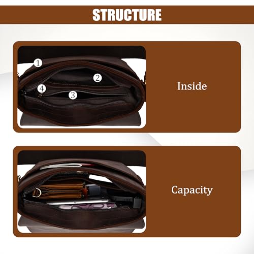 Leathario Vintage Satchel Bag