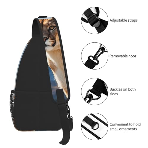 Bolso tipo Sling Panther para senderismo y viaje unisex miniatura 7