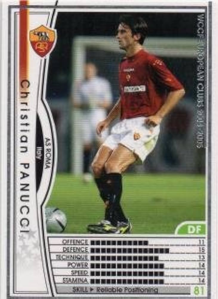 Amazon.co.jp: WCCF/04-05/ASローマ/白/167/クリスティアン