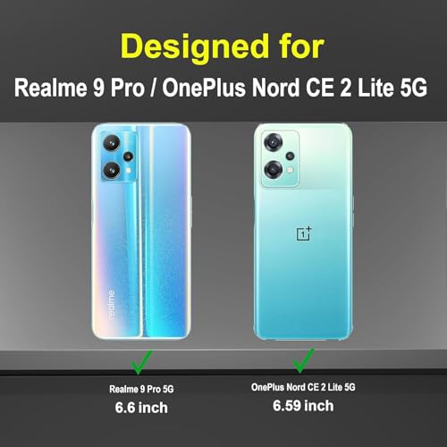 Image of NDCOM OnePlus Nord CE 2 Lite 5G Back Case | Durable Polycarbonate & TPU Case with Perfect Fit, Lightweight, Anti-Slip & Stylish Black Finish