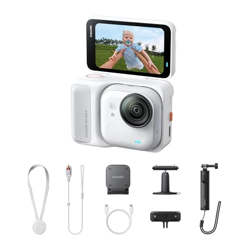 Image of Insta360 GO Ultra 4K Action Camera Creator Bundle - Arctic White