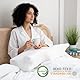 Elviros Orthopädisches Nackenkissen aus Memory Foam, Ergonomisches Kopfkissen Nackenschmerzen, für Rücken, Seiten und Bauchschläfer, Waschbarer, Kühler Kissenbezug, 64×(11,5/13)×40 cm