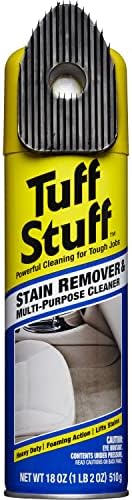 Car Cleaner and Stain Remover by Tuff Stuff, Multi Purpose Cleaner with Scrubby Cap for Cars, Truck, Motorcycle, 18 Oz