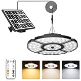 MEIKEE ソーラーライト 屋外 防水 分離型 led センサーライト 高輝度 【最新 5灯式 5面発光 3色温度 5つの知能点灯モード ソーラー充電＆Type-c充電 モコン付き】無段階調色 270°照明範囲 5Mケーブル 電気代不要 人感センサー 防犯ライト ガーデンライト 室内 庭 玄関 倉庫 駐車場 ガレージ 車道 廊下 ベランダ カーポート 軒先 停電 地震 台風 津波 災害