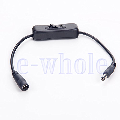 Amazon.com: LED Strip Light Wire Switch with Female and Male DC 12V ...