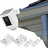 Gutter Mount for Ring Spotlight Cam Battery,Weatherproof and Sturdy,Best Viewing Angle for Your Ring Camera(2Ｐack)