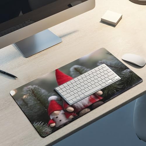 Christmas Gnome Gaming Mouse Mat Large Desk Pad miniatura 5