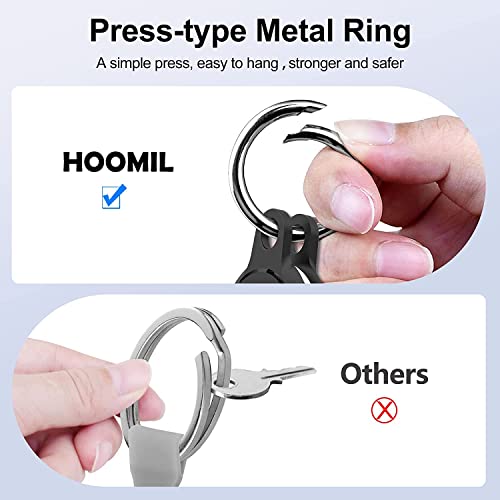 HOOMIL AirTag Custodia Portachiavi in Silicone