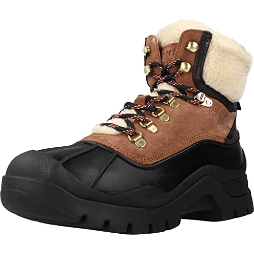 Bottines en Cuir Tommy Hilfiger Marron Modèle Outdoor Warmlined Pointure 36