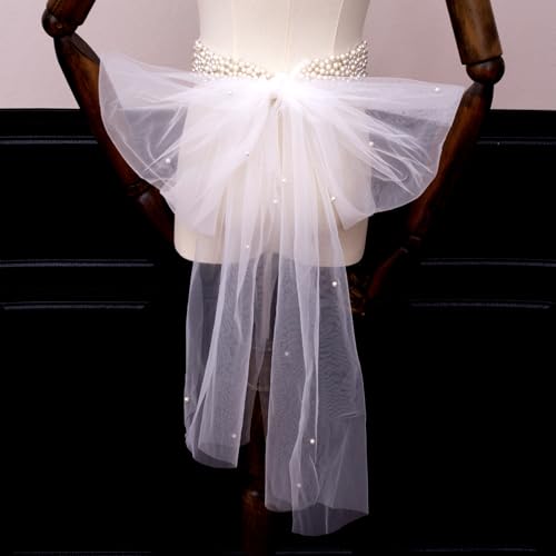 Pearl Bridal Belt Wedding Dress Belts Handmade Beaded Pearl Wedding Sash for Women and Girls2