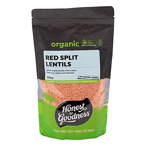 Honest to Goodness Organic Red Split Lentils 500 g