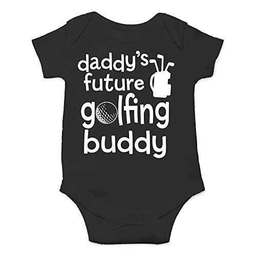Image of CBTwear Daddy’s Future Golfing Buddy Baby Bodysuit Adorable Boy Romper Clothing Cute Newborn Clothes