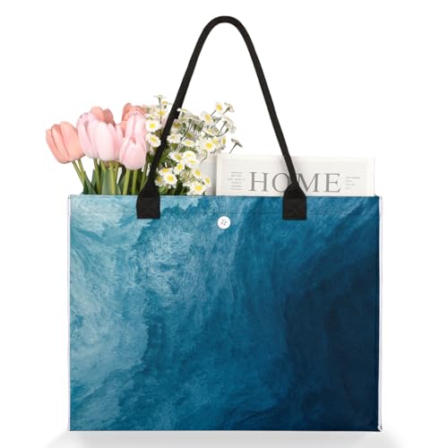 Art Gradient Tote Bag for Women Large Beach Bag Reusable Tote Bags for Work Travel Beach Shopping3