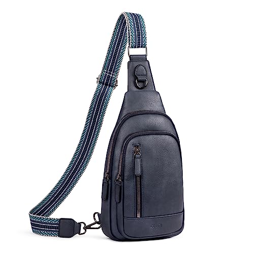 Bolsas transversais CLUCI para mulheres, tiracolo, mochila de viagem de couro, Tendência