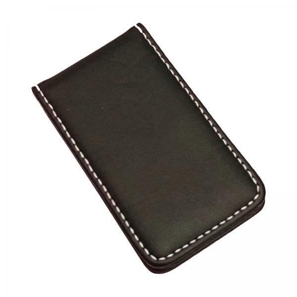 2xMagnetic Money Clip Dollar Clamp Card Holder Wallet Coffee_80x46x8mm