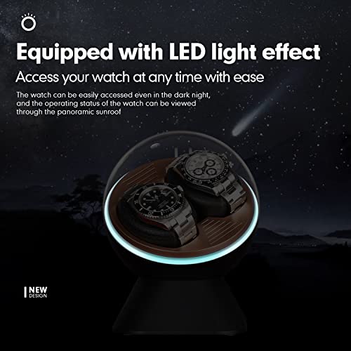 image for DRIKLUX Automatic Double Watch Winder for Rolex operates with one Key 