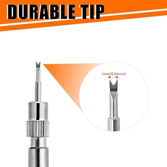 Image of 5pcs Watch Strap Remover Tool, Professional Watch Repair Kit with Fork Heads, Dual-Ended Spring Bar Tool for Watch Band Replacement and Jewelry Making