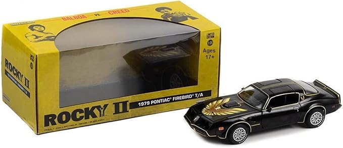 Greenlight 84171 Hollywood Rocky II - 1979 Pontiac Firebird Trans Am 1:24 Scale Diecast
